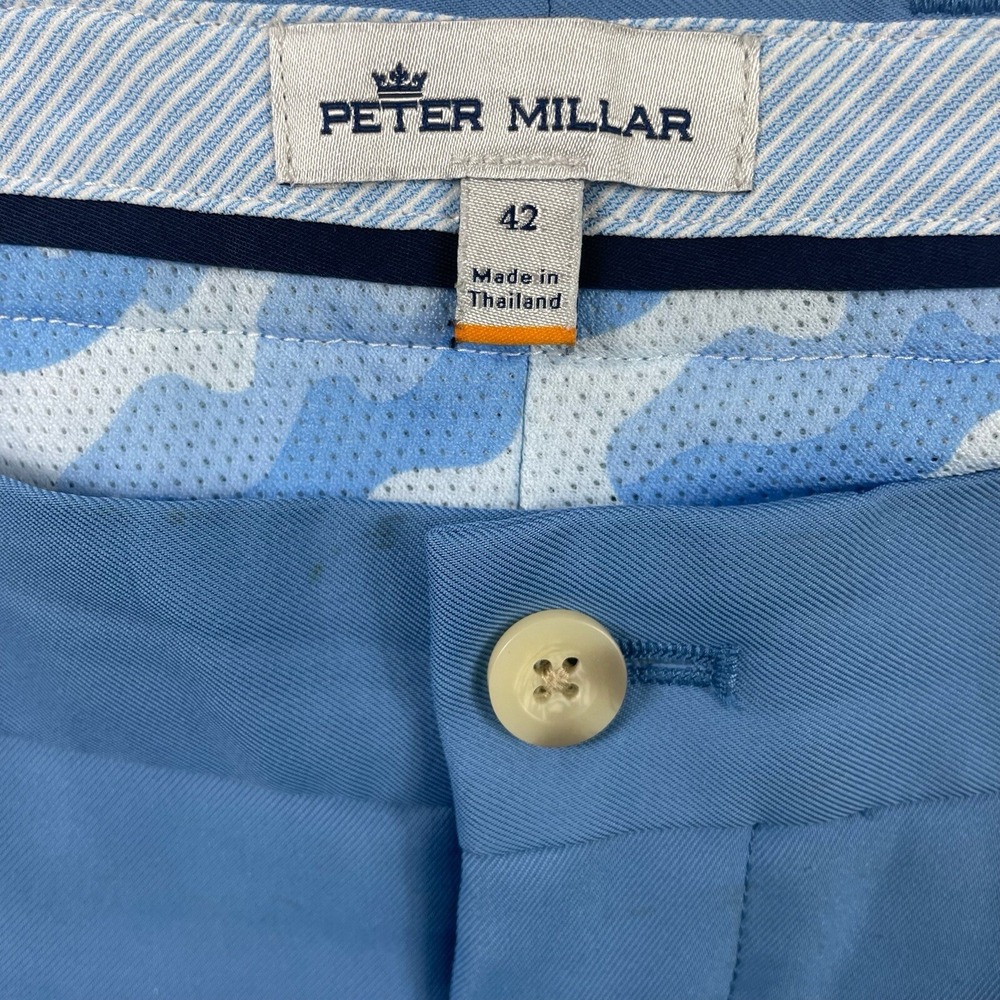 Peter Millar Light Blue Current Performance Mens … - image 5